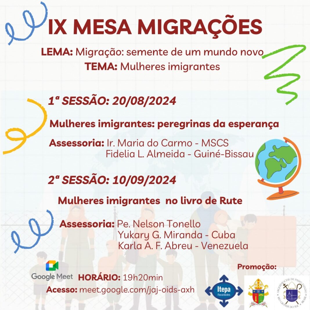 	Mesa Migrações: mulheres imigrantes