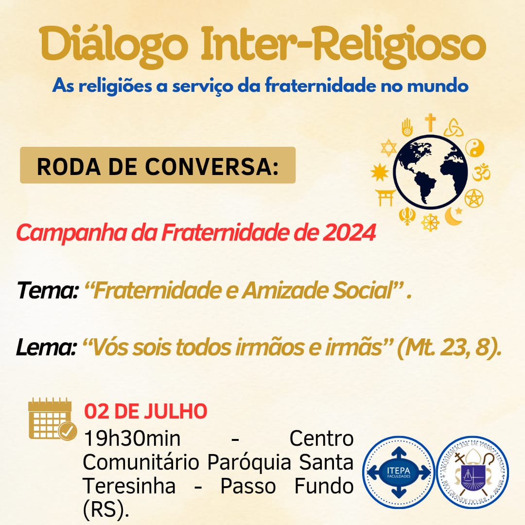 RODA DE CONVERSA: DIÁLOGO INTER-RELIGIOSO