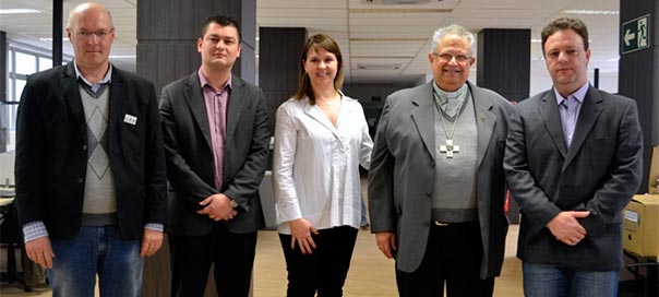 Dom Altieri realiza visita de cortesia à direção da IMED Faculdade