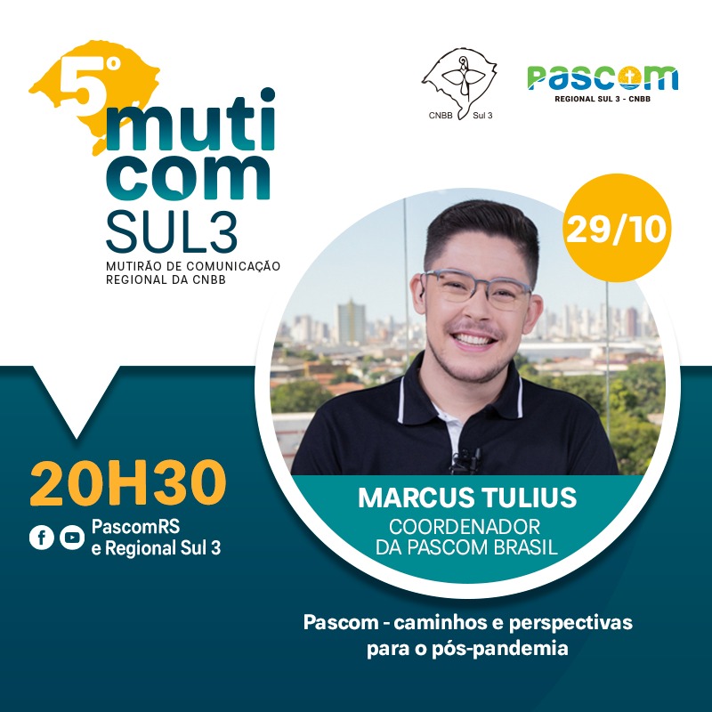 Primeira live do 5º Muticom é nesta quinta-feira, 20h30min