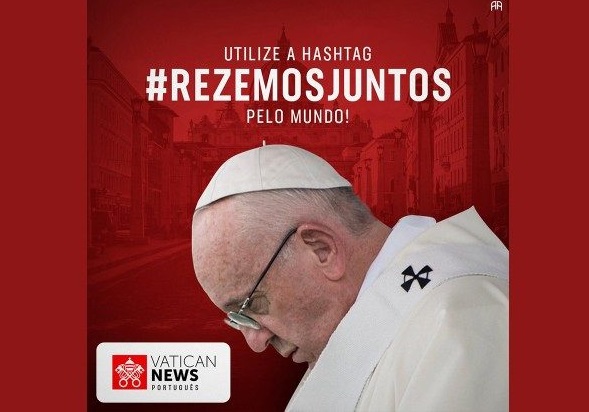 O poder da oração: Papa Francisco convoca os fiéis para oração nesta quarta-feira 