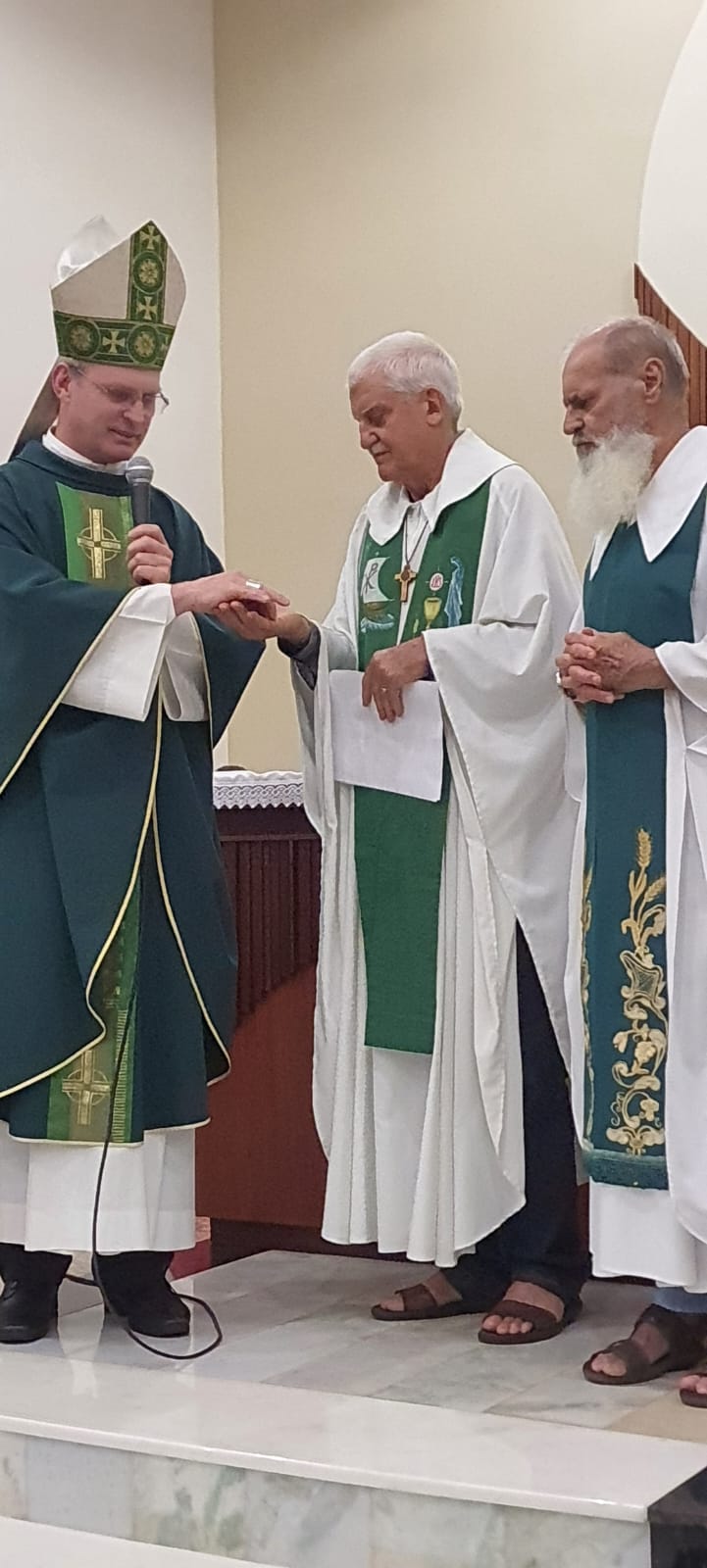 FREI IVAR JOSÉ BRUNETTO assume a missão como novo pároco da Paróquia Santo Antônio de Camargo