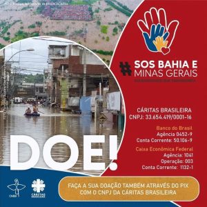 CNBB e Cáritas Brasileira organizam visita de comitiva da União Europeia e UNICEF a cidades afetadas pelas chuvas na Bahia