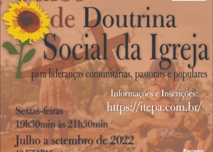 Itepa Faculdades oferece curso de Doutrina Social da Igreja